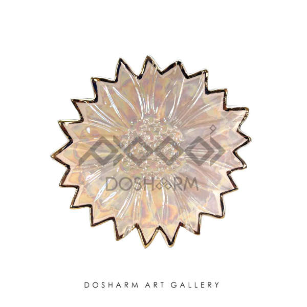 بشقاب کوچک نیلوفر کرم (33765)