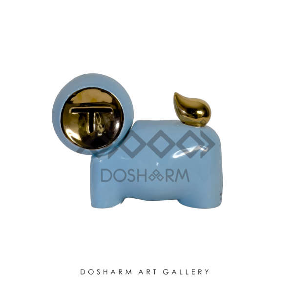 شیر مدرن آبی