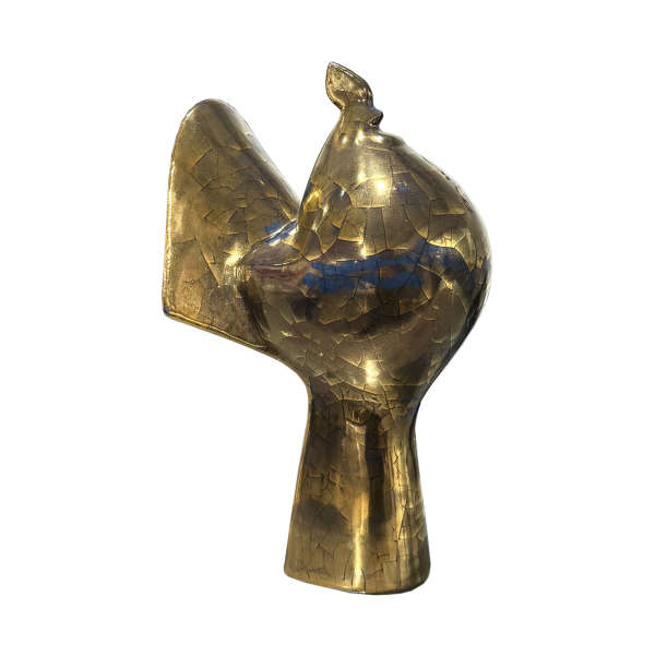 خروس پتینه طلا بزرگ آبی (42050)