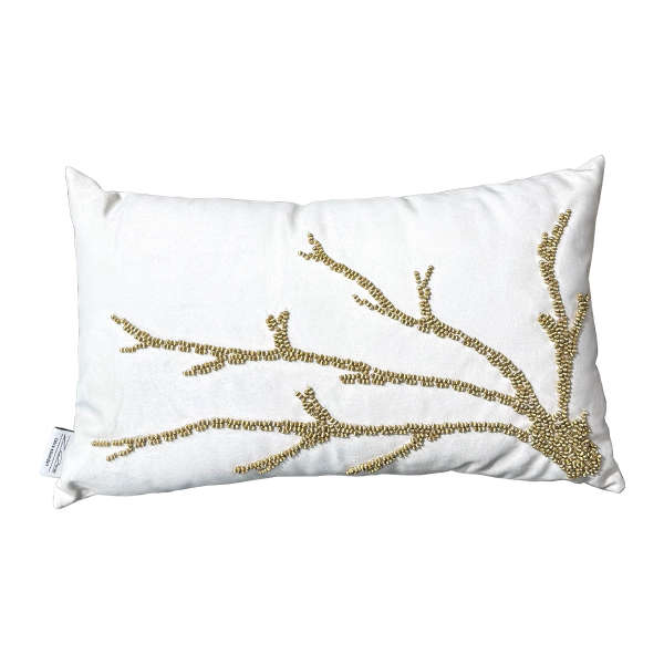 کوسن مرجان مستطیل کرم (701254)